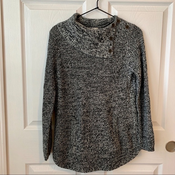 Style & Co. Sweaters - Style & Co Grey Cowl Neck Sweater